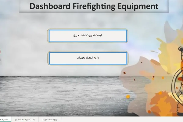 داشبورد اطفاء حریق داشبورد اطفاء حریق